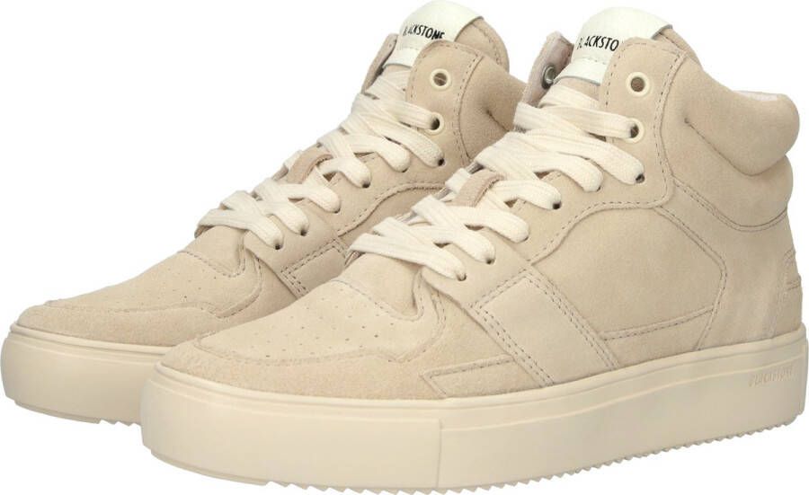 Blackstone KEYLA YL51 SAND HIGH SNEAKER Vrouw Beige