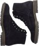 Blackstone Ug20 Navy High TOP Suede Boots Blauw Heren - Thumbnail 4