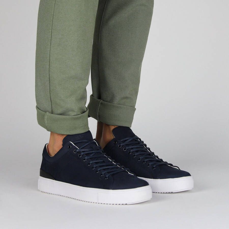 Blackstone Donker Denim Sneaker Minimalistische Stijl Blue Heren - Foto 11