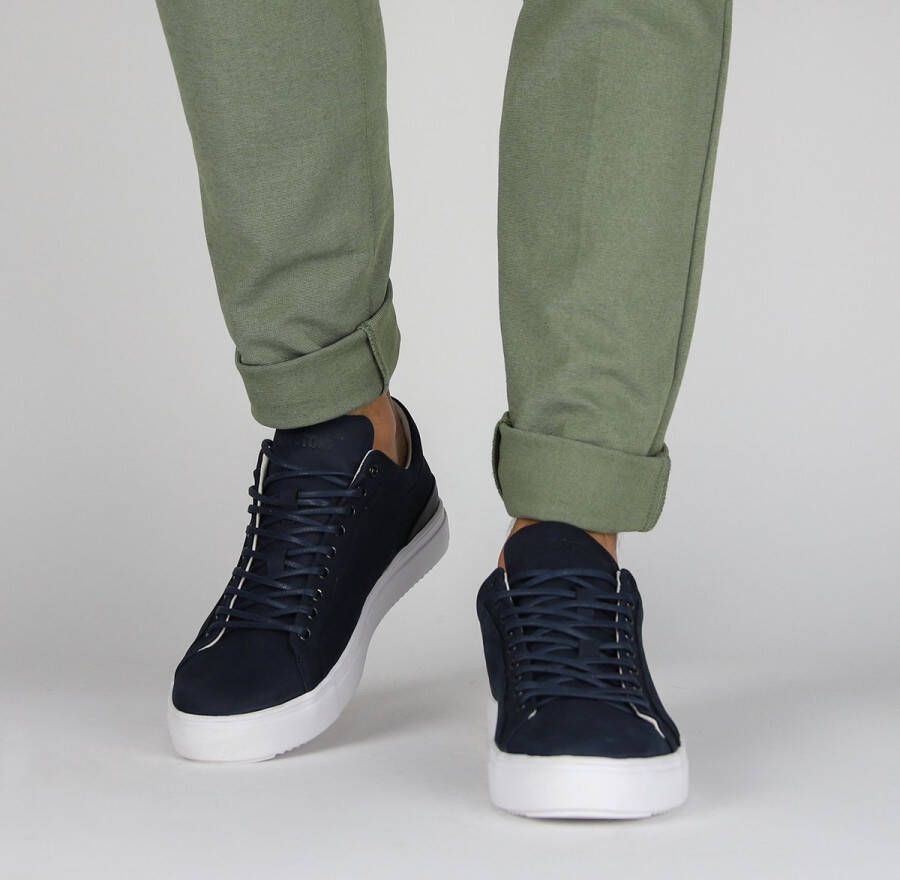 Blackstone Donker Denim Sneaker Minimalistische Stijl Blue Heren - Foto 12