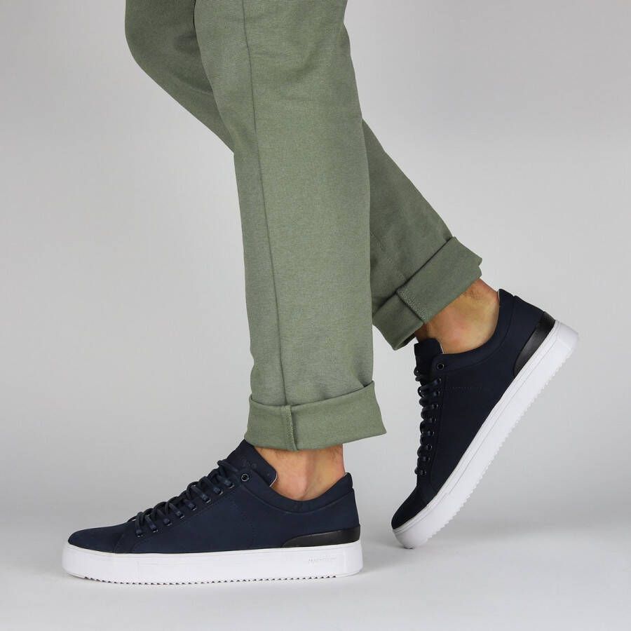 Blackstone Donker Denim Sneaker Minimalistische Stijl Blue Heren - Foto 14