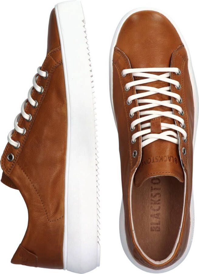 Blackstone Minimalistische Roest Sneaker Brown Heren