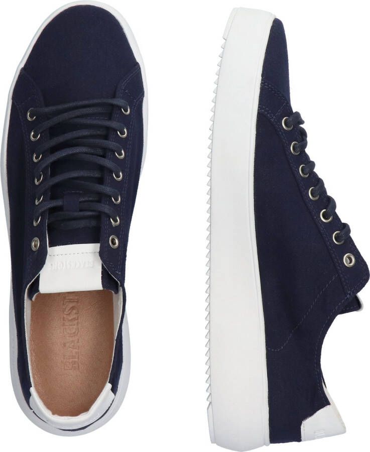 Blackstone MORGAN ZG30 NAVY CANVAS LOW SNEAKER Man Blue