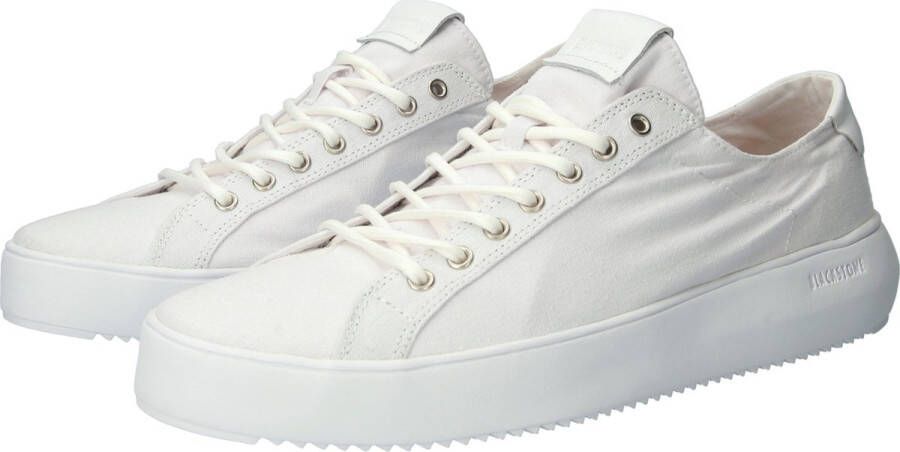 Blackstone MORGAN ZG30 WHITE CANVAS LOW SNEAKER Man White