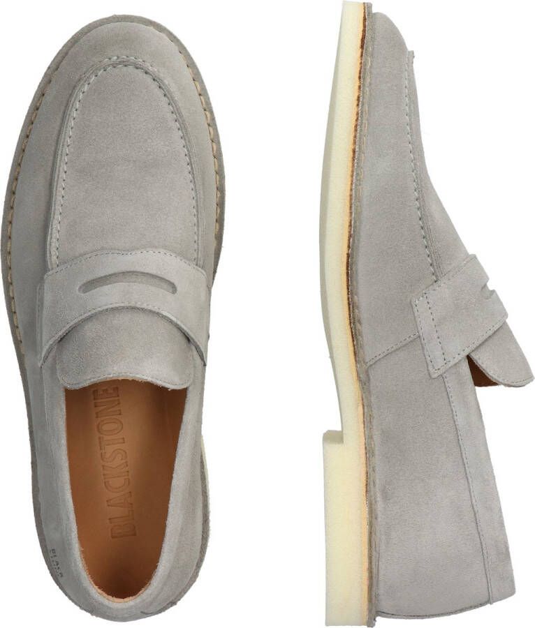 Blackstone Klassieke Lichtgrijze Loafer Instappers Gray Heren