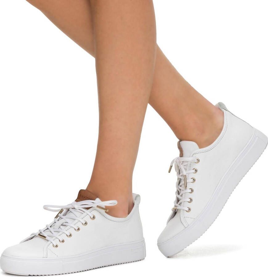 radicaal offset baard Blackstone PL97 WHITE LOW SNEAKER Vrouw White - Schoenen.nl