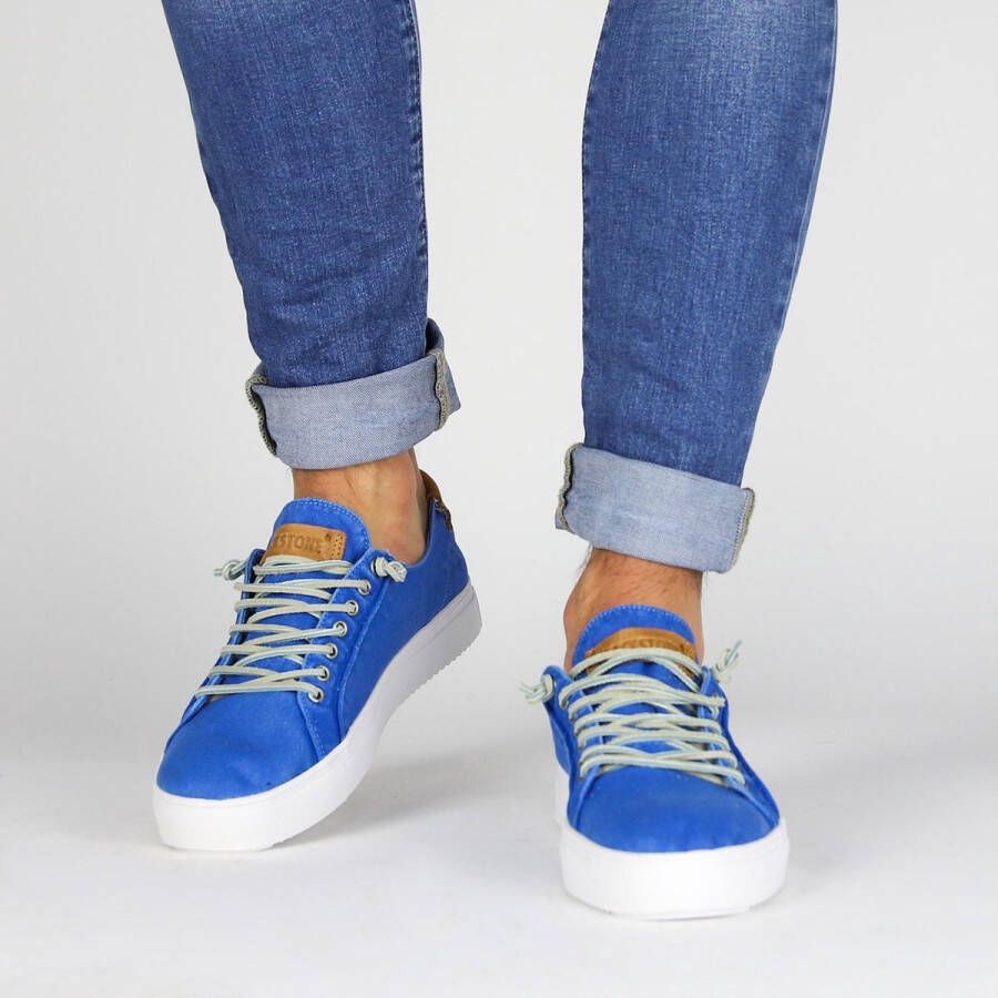 Blackstone PM31 BRIGHT BLUE LOW SNEAKER Man Blue