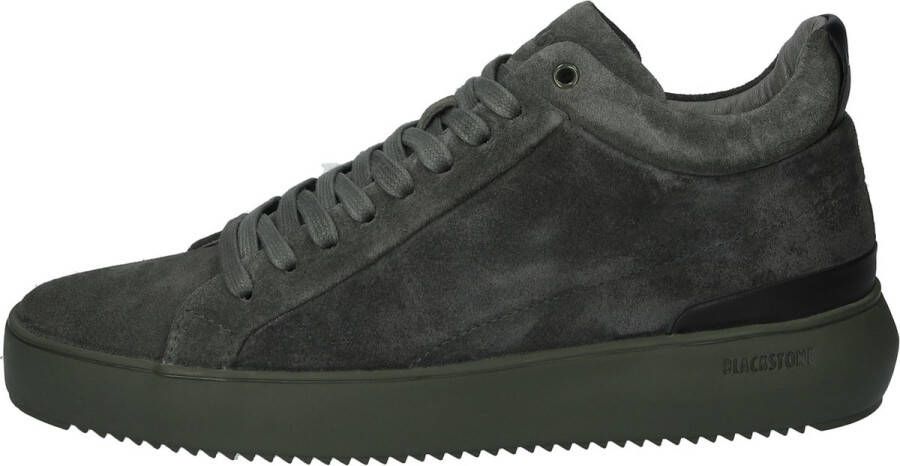 Blackstone Trevor Yg22 Kambala Green Mid -Sneaker Groen Heren