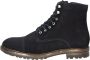 Blackstone Ug20 Navy High TOP Suede Boots Blauw Heren - Thumbnail 6