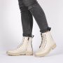 Blackstone UL67 ALMOND MILK LACE UP BOOT Vrouw Beige - Thumbnail 4