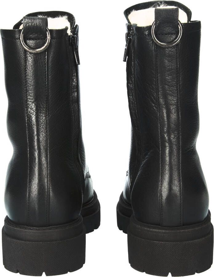 Blackstone UL85 BLACK LEATHER BOOT FUR Vrouw Black