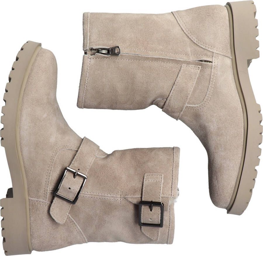 Blackstone WL14 WEATHERED TEAK SUEDE BOOT FUR Vrouw Beige