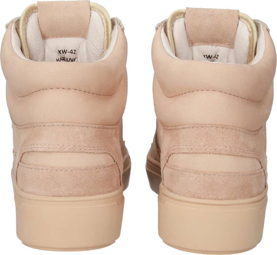 Blackstone XW42 HAZELNUT HIGH TOP SNEAKER Vrouw Beige