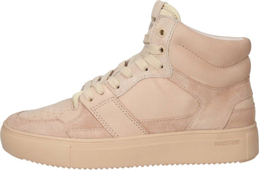 Blackstone XW42 HAZELNUT HIGH TOP SNEAKER Vrouw Beige