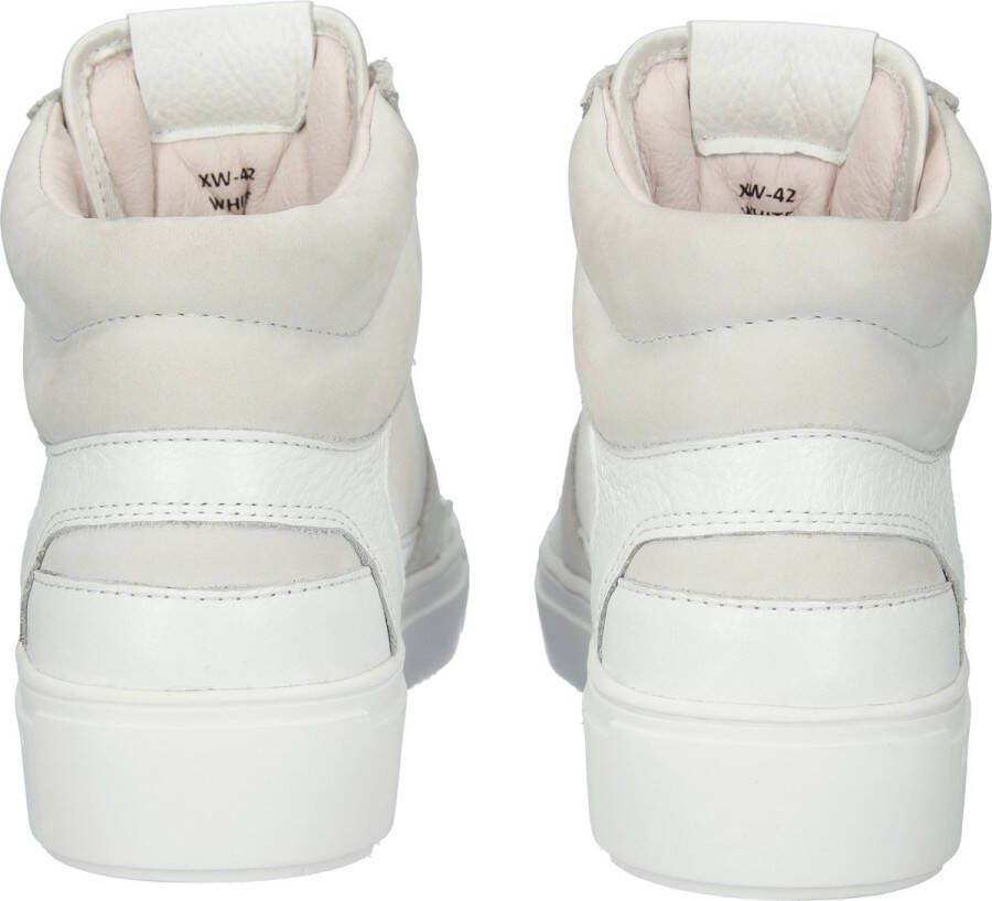 Blackstone XW42 WHITE HIGH TOP SNEAKER Vrouw White