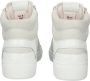 Blackstone Xw42 White High Top Sneaker White Dames - Thumbnail 4