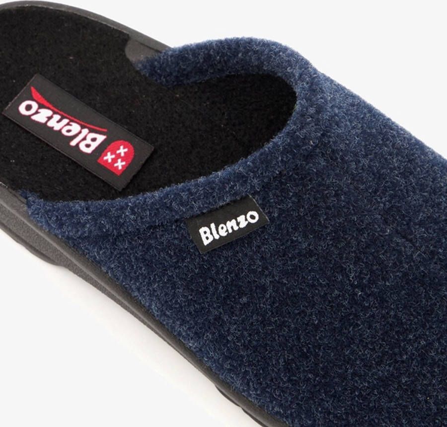 blenzo dames pantoffels Blauw Sloffen