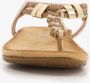 Blue Box meisjes sandalen goud met bandjes - Thumbnail 4