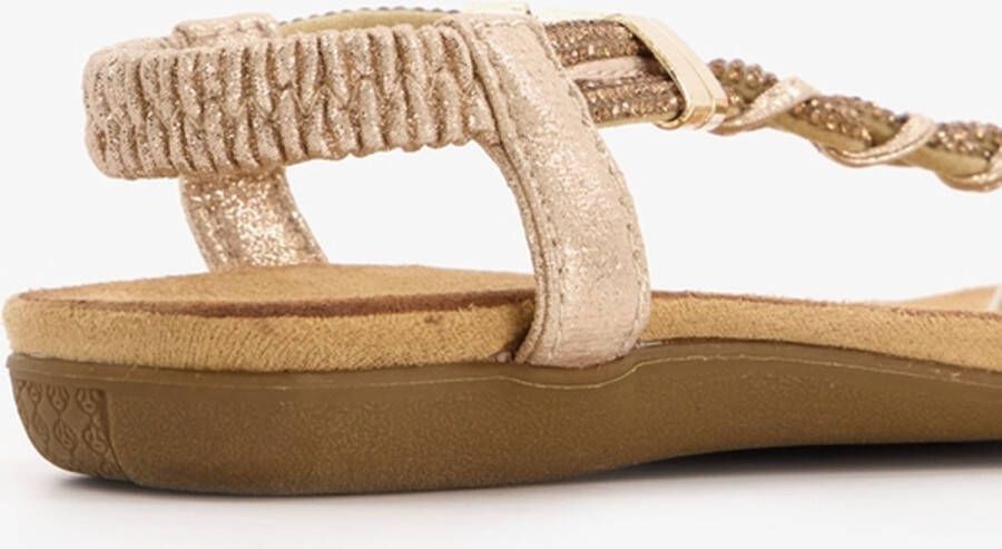 BLUE BOX meisjes sandalen goud met bandjes