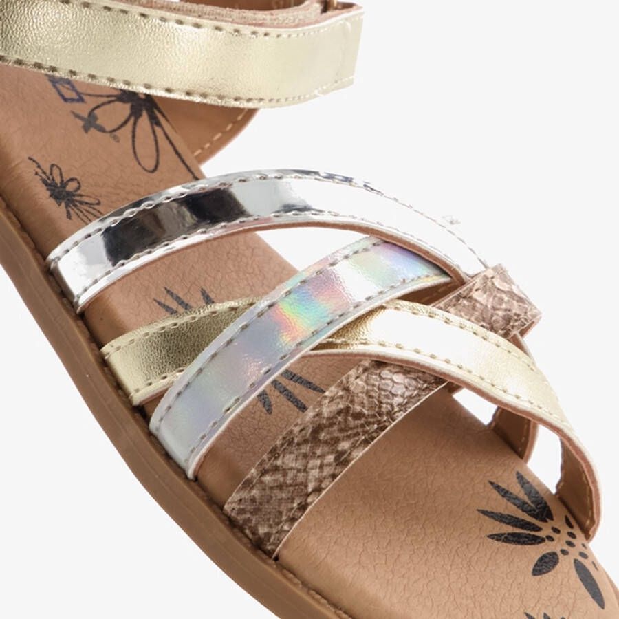 BLUE BOX meisjes sandalen goud zilver