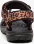 BLUE BOX meisjes sandalen met luipaardprint Bruin - Thumbnail 4