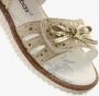 Blue Box meisjes sandalen met stippen goud - Thumbnail 4