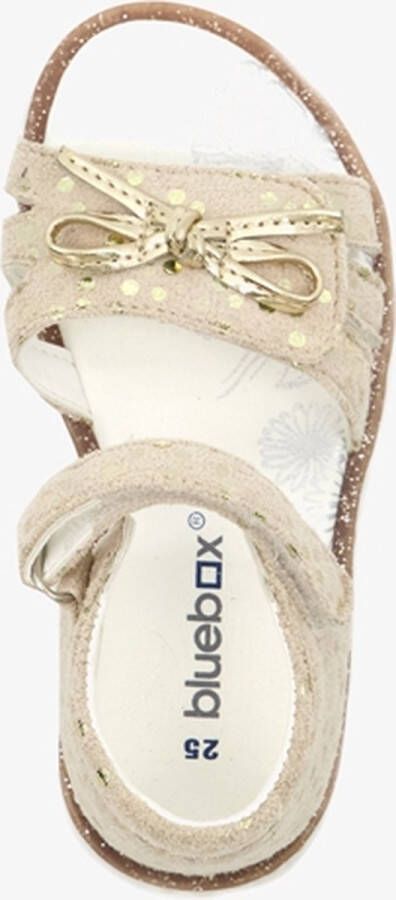 BLUE BOX meisjes sandalen met stippen goud