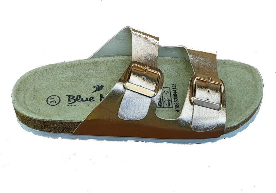 blue motion dames slippers model 2 goud