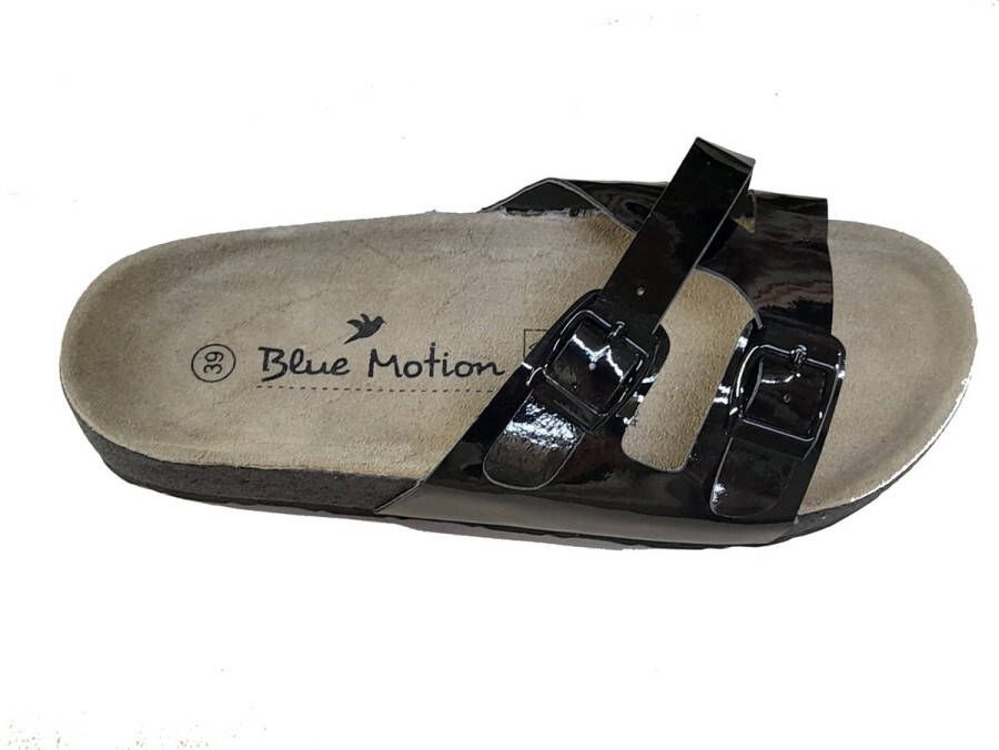 blue motion dames slippers model 3 zwart