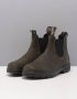 Blundstone Chelsea Laarzen Loop in Stijl met Dark Olive Breast Beatle El Side Boot Input Crust Green Unisex - Thumbnail 15