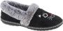 Bobs Skechers Too Cozy-Meow Pajama 33355-BLK Vrouwen Zwart Pantoffels - Thumbnail 6