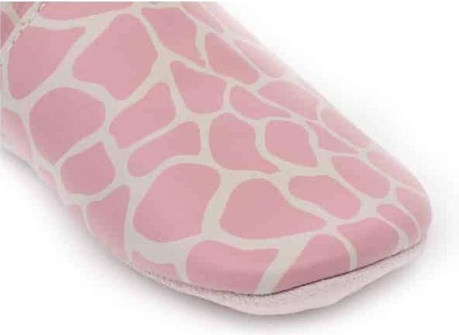 Bobux Babyslofjes Soft Soles Milk Giraffe Print Large