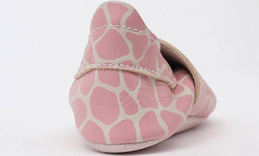 Bobux Babyslofjes Soft Soles Milk Giraffe Print Large