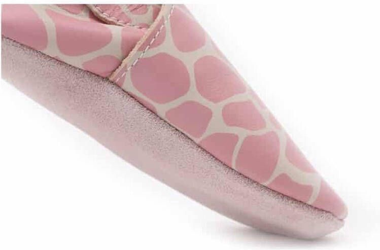 Bobux Babyslofjes Soft Soles Milk Giraffe Print Large