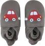 Bobux Soft Soles Baby Slofjes Leer Grey Orange Racing Car - Thumbnail 2