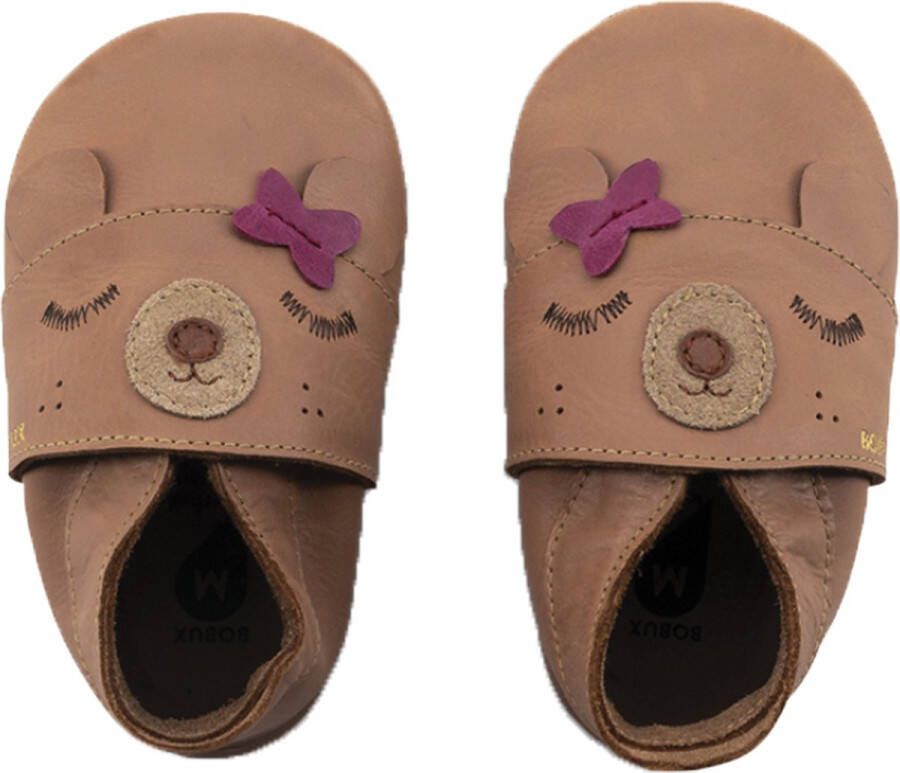 Bobux Soft Soles Baby Slofjes Leer Mama Bear Caramel