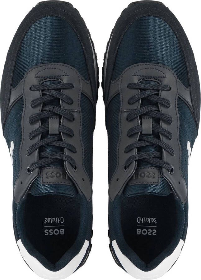 Boss Hugo Sneakers Heren Lage sneakers Herenschoenen Canvas Parkour runn NOS Blauw