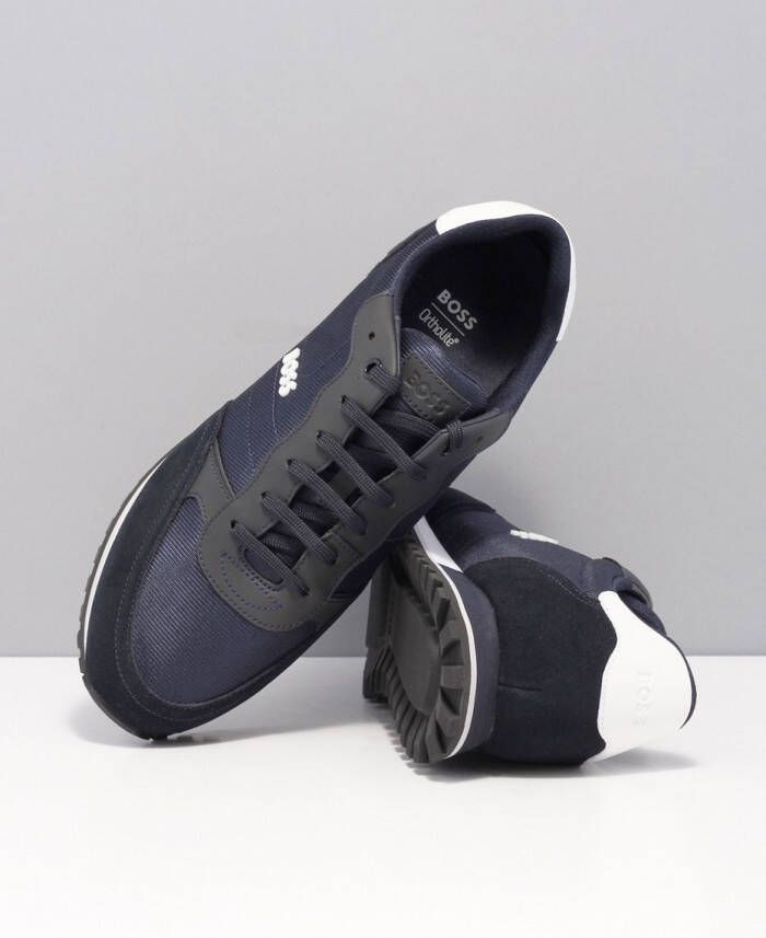 Boss Hugo Sneakers Heren Lage sneakers Herenschoenen Canvas Parkour runn NOS Blauw