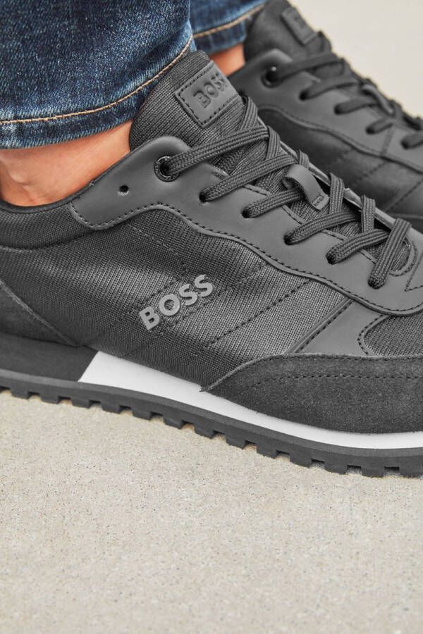 Boss Hugo Sneakers Heren Lage sneakers Herenschoenen Canvas Parkour runn NOS Zwart