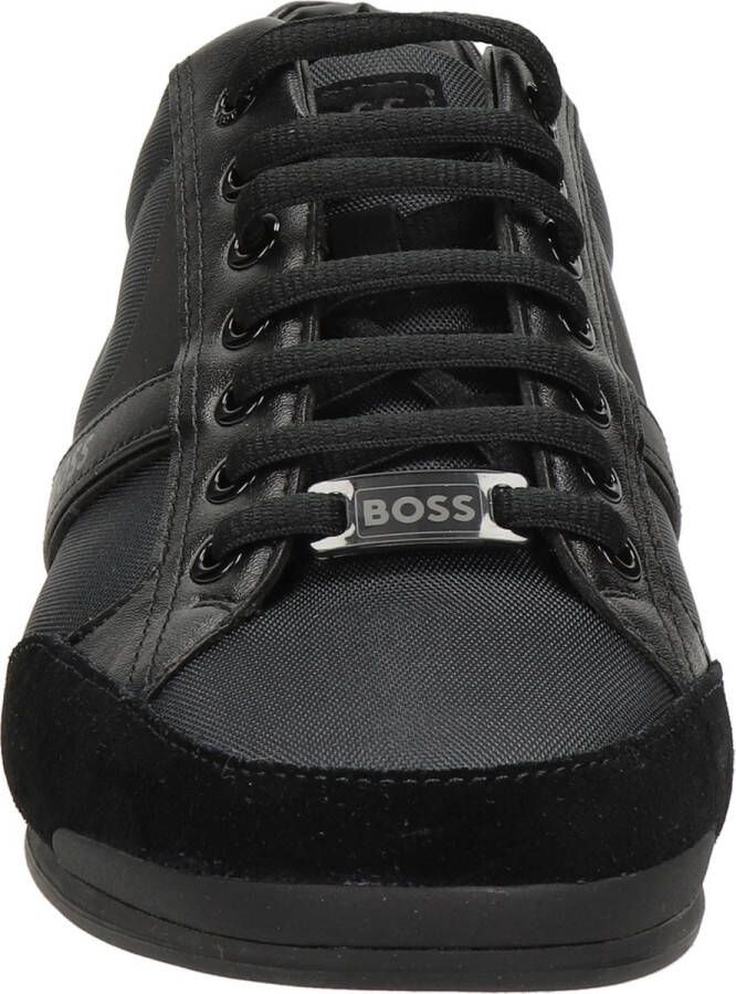 BOSS Saturn Lowp Sneakers Heren Zwart