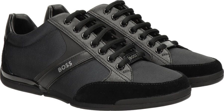 BOSS Saturn Lowp Sneakers Heren Zwart