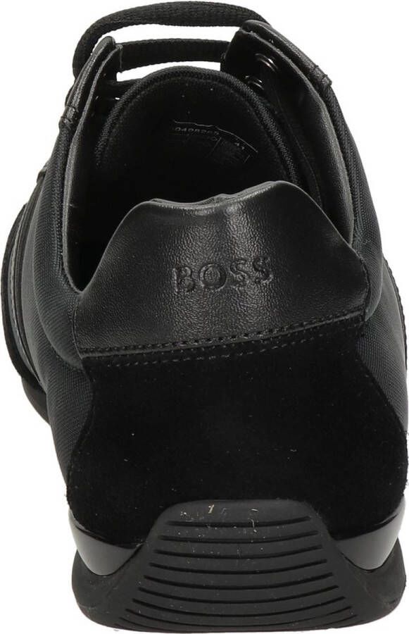 BOSS Saturn Lowp Sneakers Textiel Heren Zwart