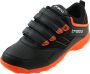 Brabo Klittenband Sportschoenen Unisex zwart oranje - Thumbnail 2