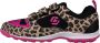 Brabo Velcro Leopard Junior Sportschoenen Korfbal Brown Black - Thumbnail 6