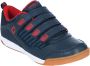 Brabo Velcro Indoor Hockeyschoenen Kinderen Navy Red - Thumbnail 8