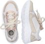 Braqeez 421306-501 Meisjes Lage Sneakers Wit Goud Leer Veters - Thumbnail 5