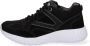 Braqeez 421930 589 Lage Sneakers Zwart Nubuck Veters - Thumbnail 7