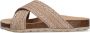 Braqeez 422422-502 Meisjes Slippers Beige Imitatieleer Geen Sluiting - Thumbnail 6