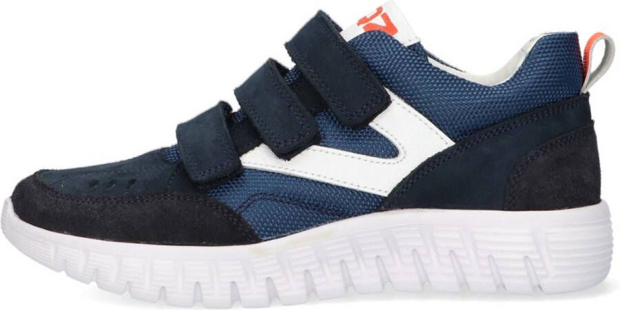 Braqeez 422431-129 Jongens Lage Sneakers Blauw Nubuck Klittenband - Foto 6