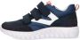 Braqeez 422431-129 Jongens Lage Sneakers Blauw Nubuck Klittenband - Thumbnail 6